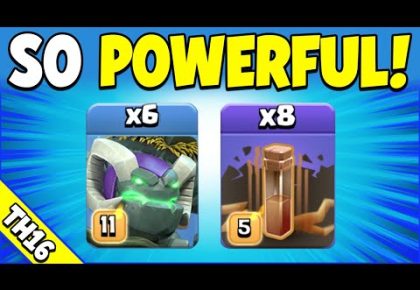Witch Golem Quake = STRONGER THAN LAVALOON?! Best TH16 Attack Strategy – Sir Moose Gaming